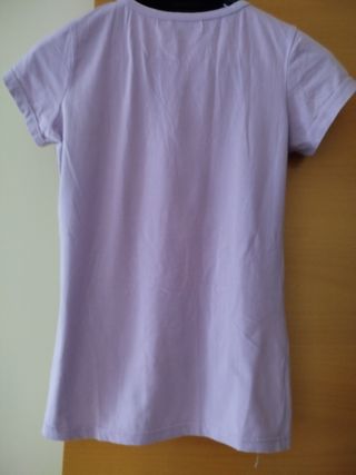 Camiseta manga corta kelrebec morada Talla M
