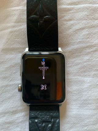 Apple Watch Hermes 42mm Plata/Negro