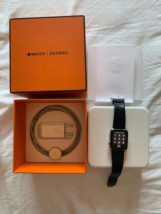 Apple Watch Hermes 42mm Plata/Negro