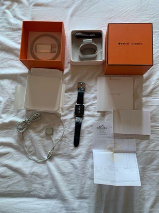Apple Watch Hermes 42mm Plata/Negro