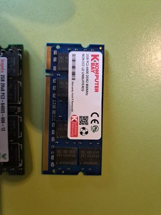 4GB (2+2) DDR2 Portátil