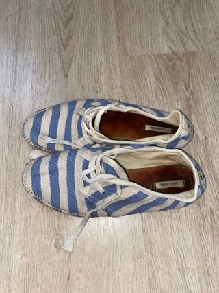 Alpargatas Bimba y Lola Rayas Azul
