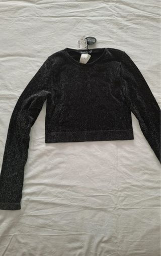 Camisola Manga Comprida Brilhante