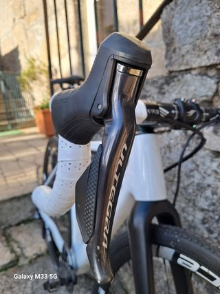 Bicicleta Ciclocross/Gravel Blanca Talla S.