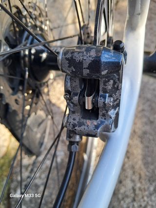 Bicicleta Ciclocross/Gravel Blanca Talla S.
