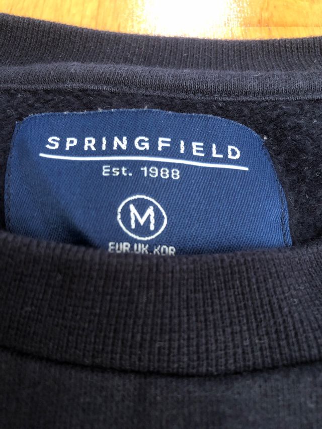 Sudadera Springfield Hombre Talla M
