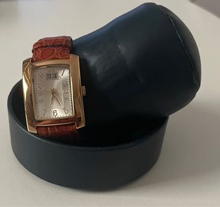 Reloj Unisex Marrón y Dorado