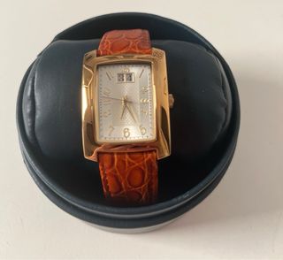Reloj Unisex Marrón y Dorado