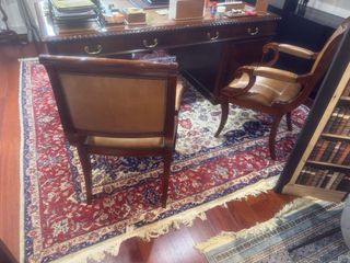 Scrivania Vintage in Ciliegio Originale con Poltroncine