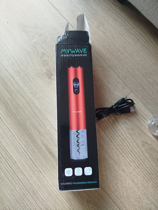 Sacacorchos Eléctrico MYWAVE Rojo
