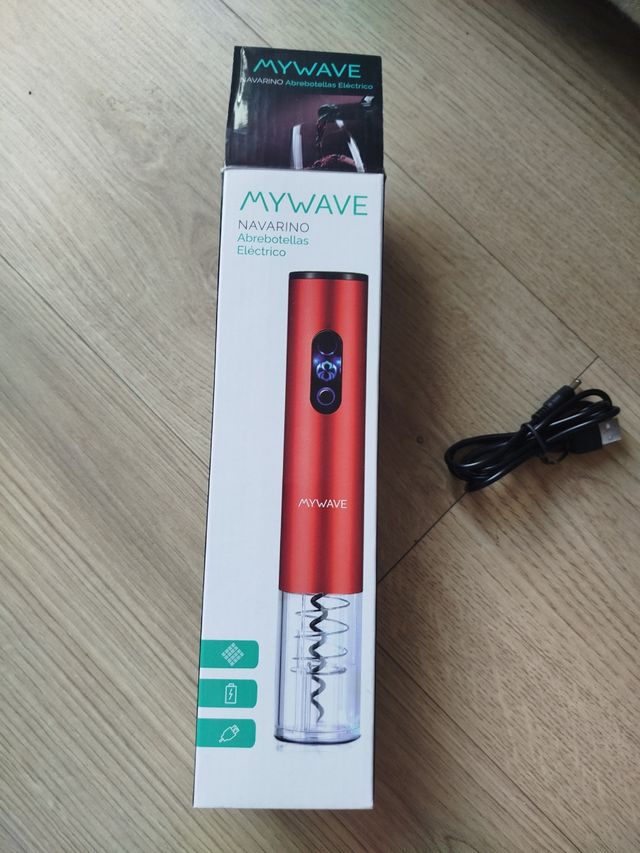 Sacacorchos Eléctrico MYWAVE Rojo