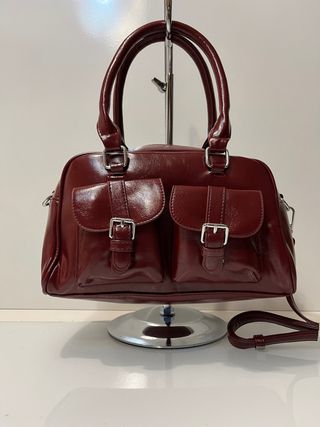 Borsetta a tracolla bordeaux