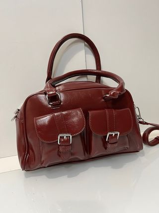 Borsetta a tracolla bordeaux