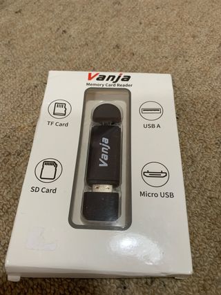 Lector de Tarjetas Vanja TF/SD a USB A/Micro USB