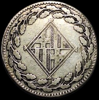1 Peseta Barcelona 1812 Napoleónica