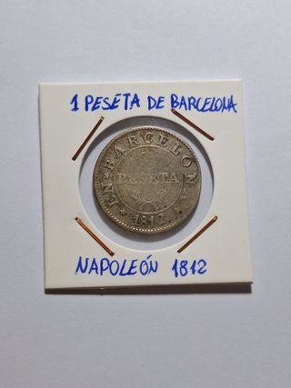 1 Peseta Barcelona 1812 Napoleónica