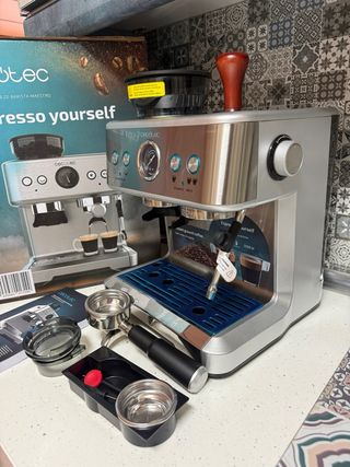 Cecotec Cafetera Express Barista Power Espresso 20