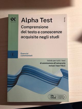 Alpha test psicologia ultima edizione