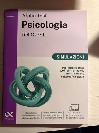 Alpha test psicologia ultima edizione