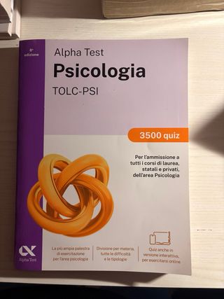 Alpha test psicologia ultima edizione