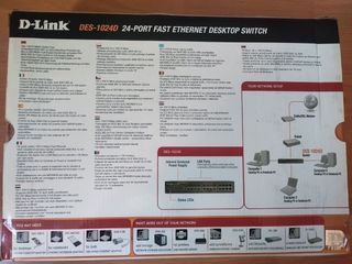 Switch D-Link DES-1024D 24 Puertos Fast Ethernet
