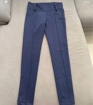 Pantaloni blu eleganti