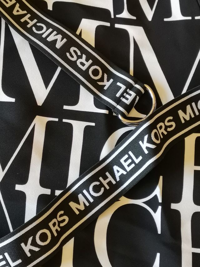 Vestido Michael Kors Negro con Logo