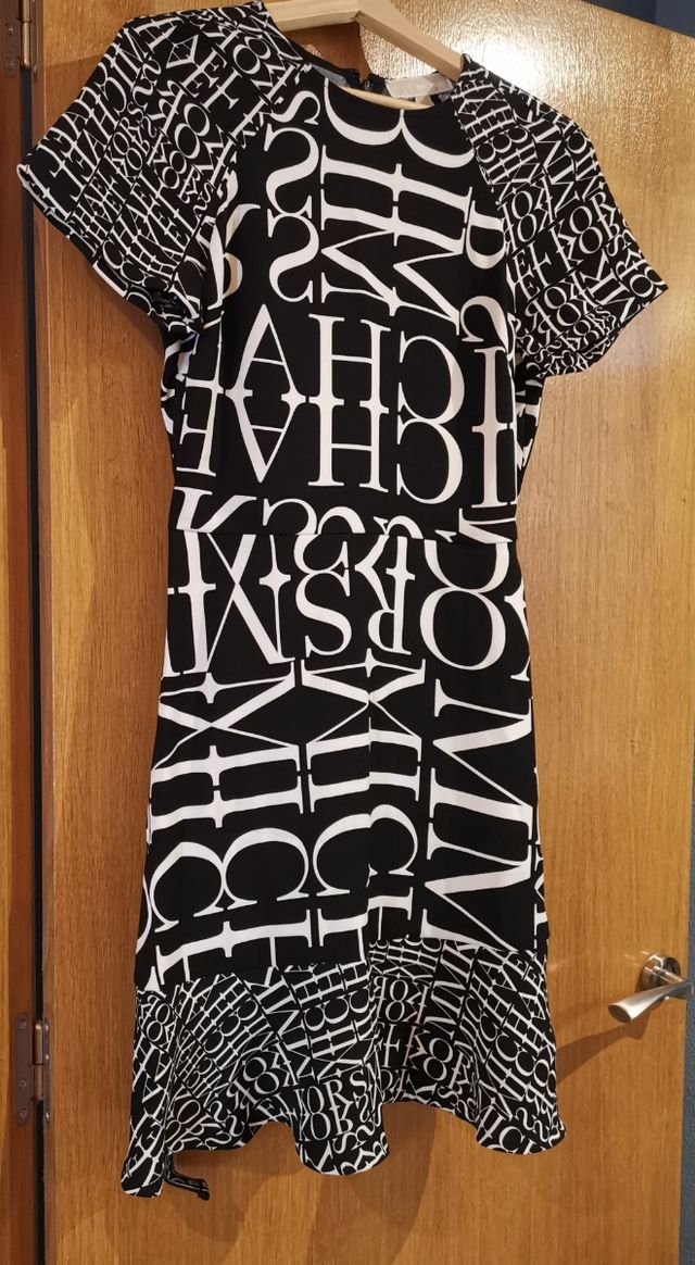 Vestido Michael Kors Negro con Logo