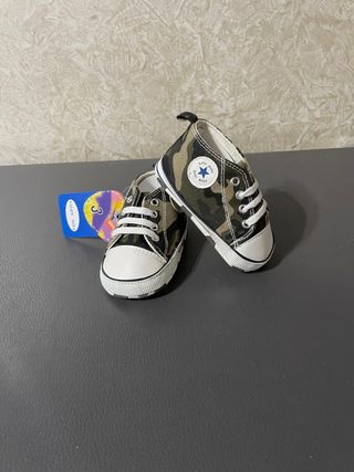 Scarpette neonato camouflage tg. 9-12 mesi