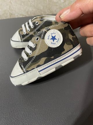 Scarpette neonato camouflage tg. 9-12 mesi