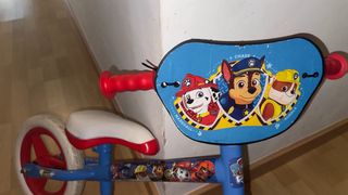 Bicicleta de equilibrio Paw Patrol