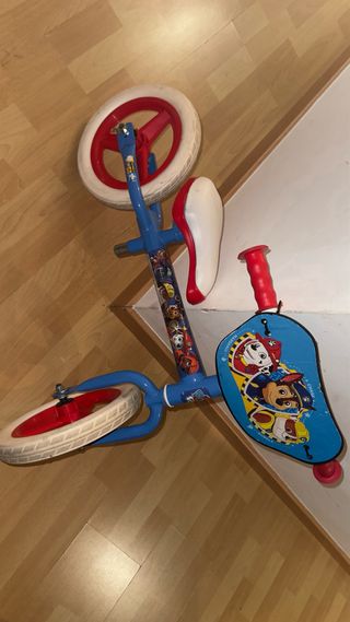Bicicleta de equilibrio Paw Patrol