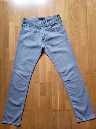 Vaqueros Jack & Jones Gris Regular Fit
