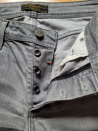 Vaqueros Jack & Jones Gris Regular Fit