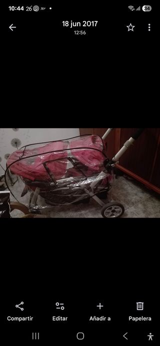 Carro gemelar Jane con Maxi-Cosi