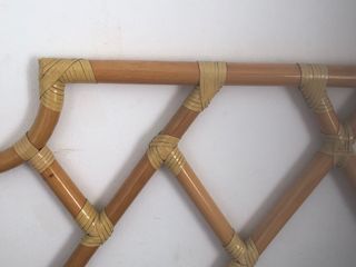 Cabezal cama matrimonial bambú