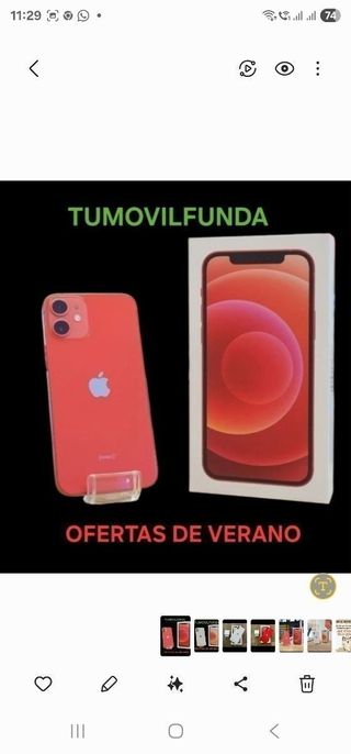 iPhone 12 Mini 128GB Rojo Oferta