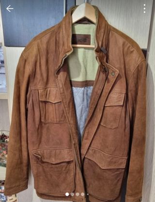 Chaqueta de piel Lottusse marrón