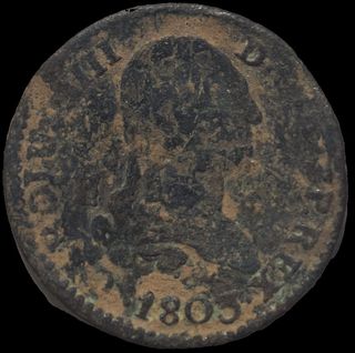 4 Maravedis Carlos IV 1803
