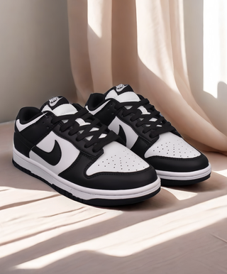 Níke D݉únk L݉ow en blanco y negro talla 40
