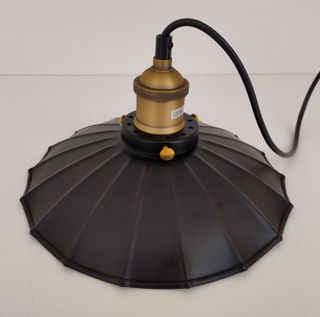 Lampadario Piccolo da Soffitto a Sospensione Nero