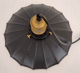 Lampadario Piccolo da Soffitto a Sospensione Nero