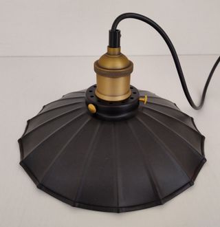 Lampadario Piccolo da Soffitto a Sospensione Nero