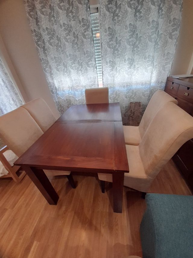 Mesa comedor Banak y 6 sillas