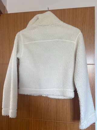 Chaqueta H&M Blanca Peluche
