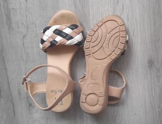 Sandalias Callaghan Beige Multicolor