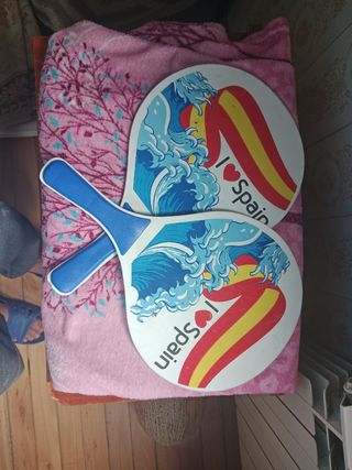 Palas de playa I love Spain