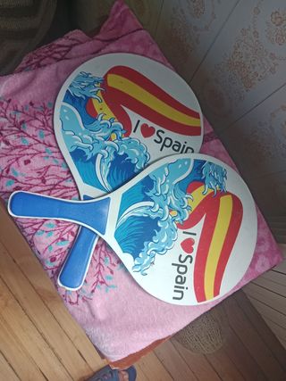 Palas de playa I love Spain