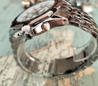 Reloj CURREN Hombre Plata y Blanco
