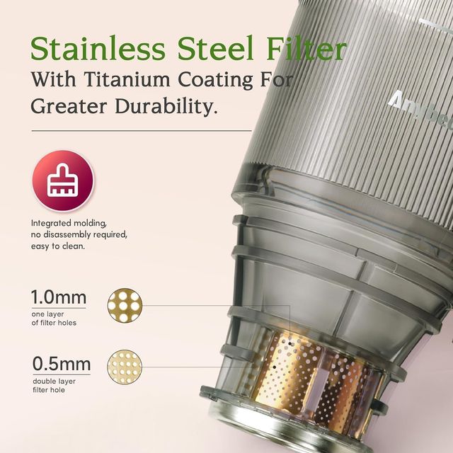 Estrattore Di Succo, 200W Spremiagrumi a Freddo